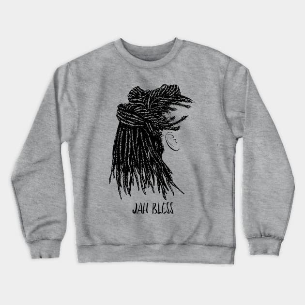 Jah Bless Crewneck Sweatshirt by pvbacelar